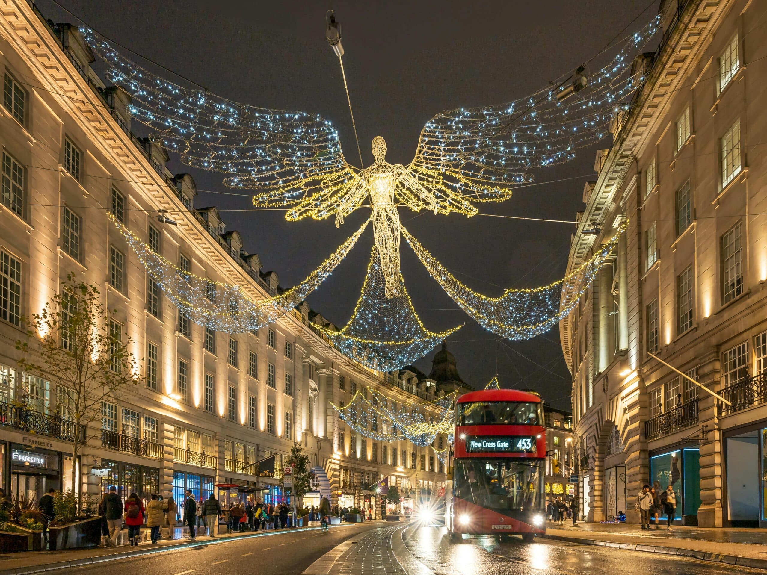 Regent street Christmas lights.